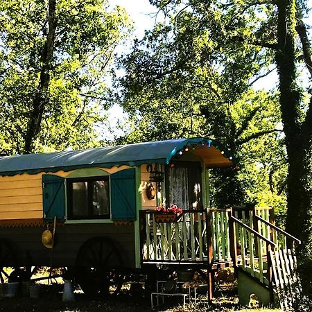 "La Brindille" Roulotte Tzigane De Charme Hebergement Insolite Saint-Paul-en-Forêt Buitenkant foto